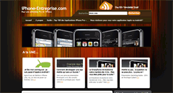 Desktop Screenshot of iphone-entreprise.com